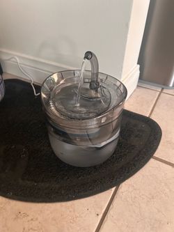 New pet water fountain