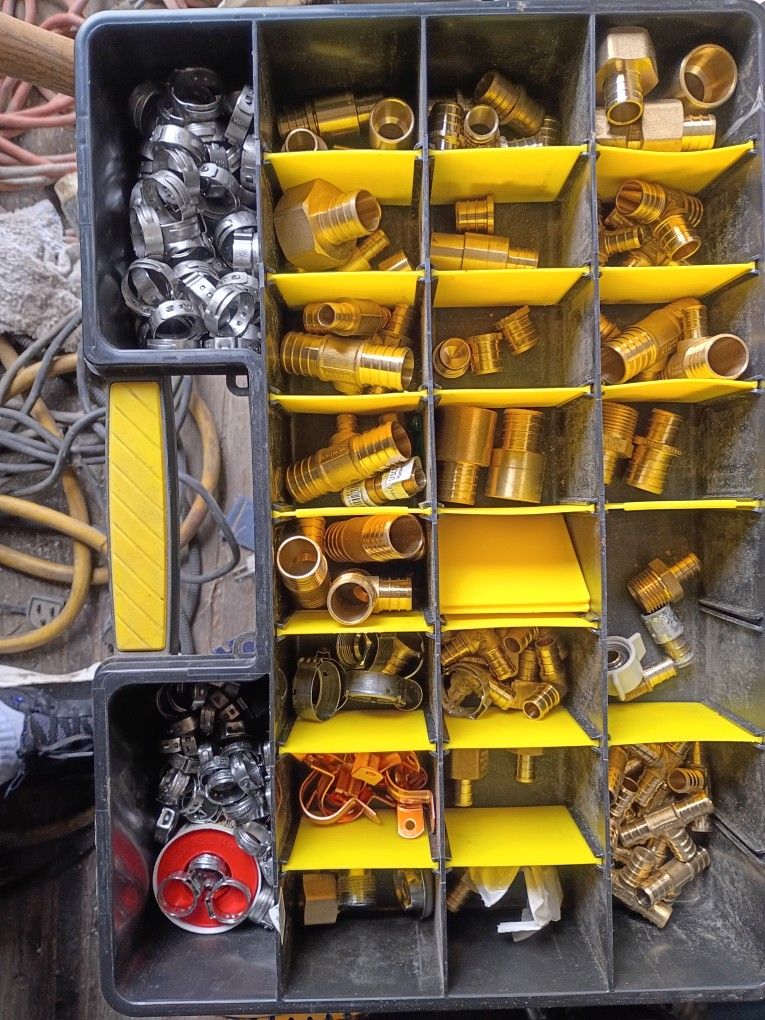 1/2"-3/4" Pex Fitting , $1, $2,$4