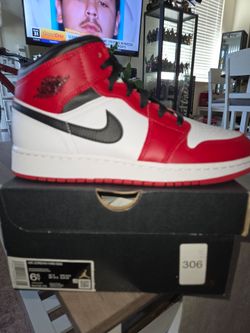 Air Jordan 1 Mid Chicago Colorway Sneakers
