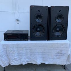 Stereo Amplifier And Speakers 