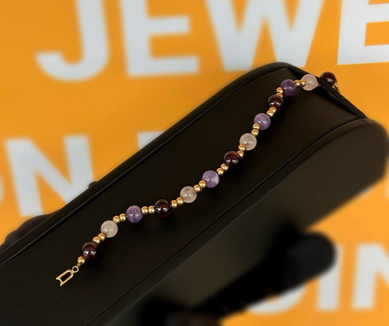 Jewelry 14k solid gold macaron bracelet 6.25” 7.00mm 6.70g