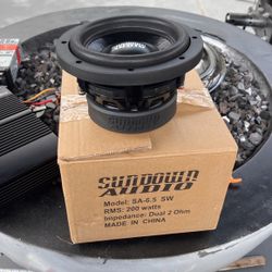 New Sundown Audio Model SA-6.5 Subwoofer 