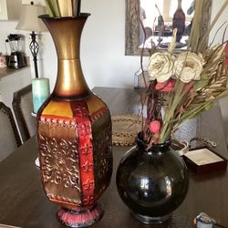 2 Vases Like New Both For $15
