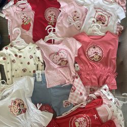 Strawberry Shortcake Baby Outfits