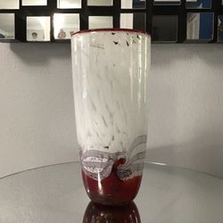 11” Murano Glassware Flower 🌺 Vase 🏺 