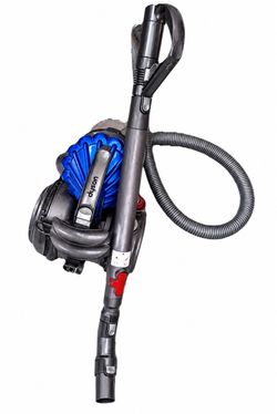 Dyson Vacuum Blue DC23 Bagless Canister Vacuum Cleaner Retractable Cord