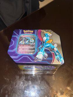 Pokemon Trading Card Games Paradox Destinies Iron Crown Tin 40 cards 5 code Cards