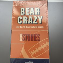 Bear Crazy: How The '85 Bears Captured Chicago VHS tape #chicagobears video #vhs #collectible #football #vintage super bowl sports history extremely R