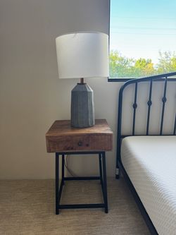 Target Magnolia Hearth & Hand 2x Nightstands and Lamps Set