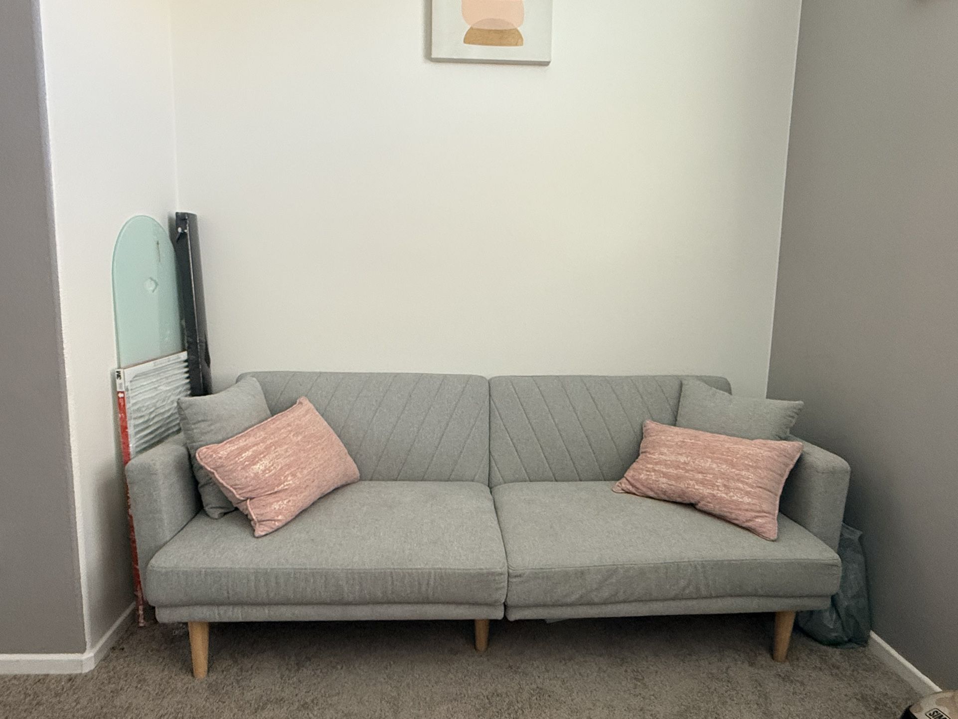Grey Futon Couch