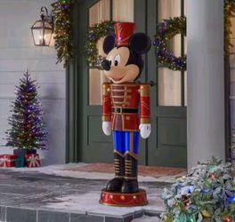 New in sealed box Mickey Mouse 5' tall Christmas Nutcracker