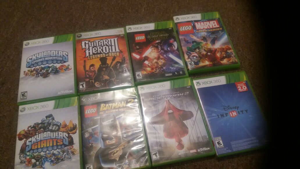 8 Children's Xbox 360 Games