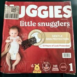 Huggies diapers boxes (different counts & sizes)