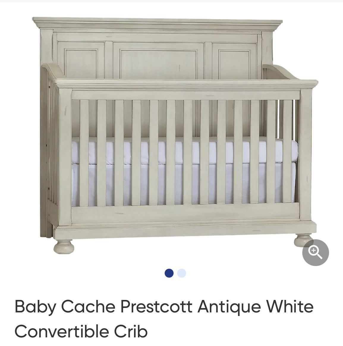 Prescott Antique White Crib