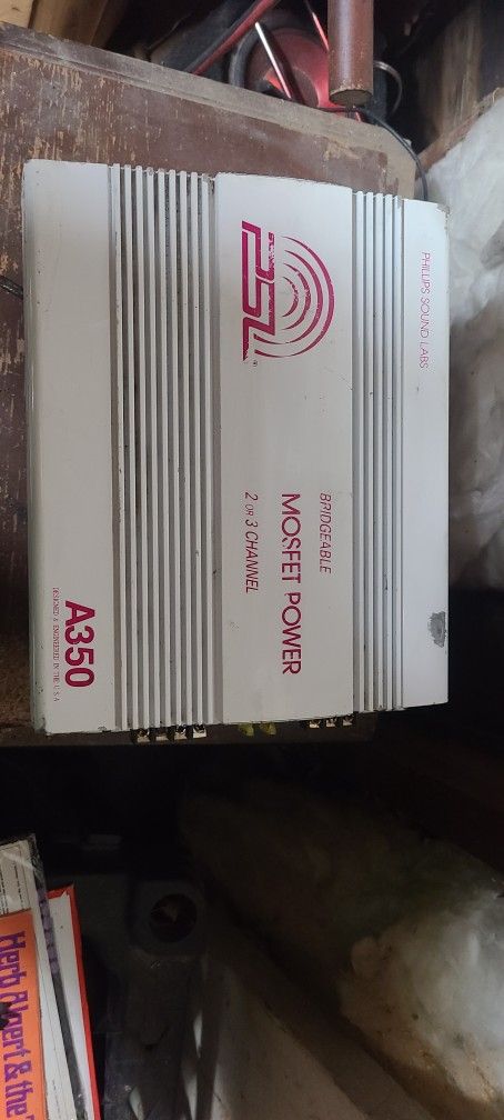 Phillips Sound Labs 2/3 Ch.Car Audio Amplifier
