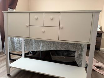 White side table