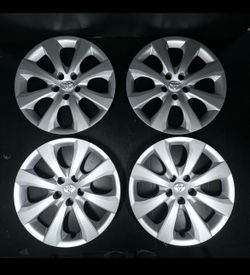 TOYOTA COROLLA HUBCAPS WHEEL COVERS SET OF 4  2021-2025 FACTORY ORIGINAL 16”