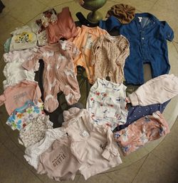 Baby girl onesies, ect