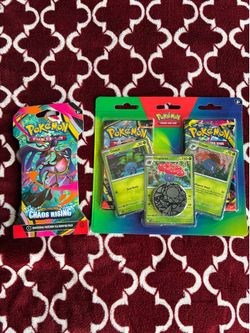 Pokemon CHAOS RISING BOOSTER PACKS