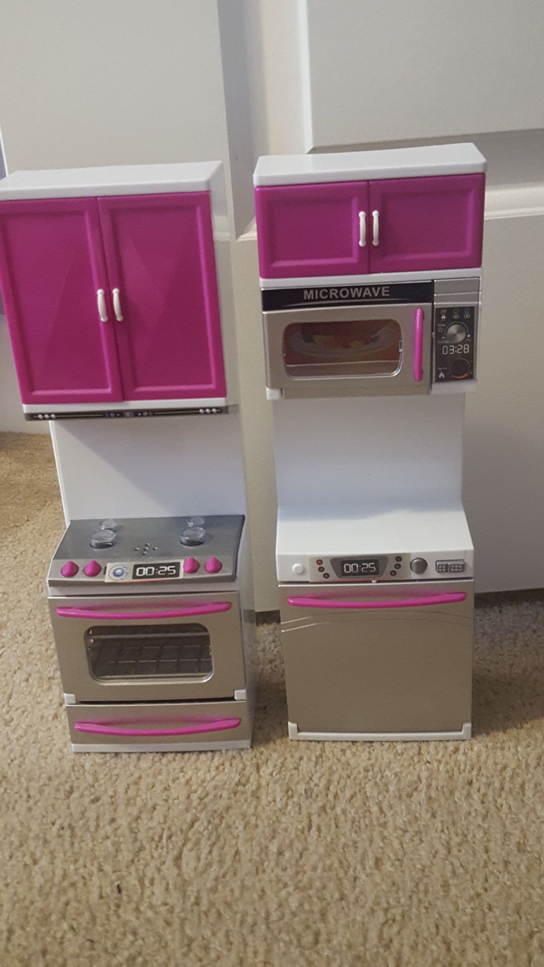 Barbie Stove, Microwave and Dishwasher