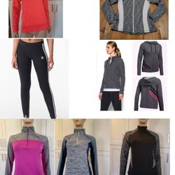 Women's Activewear Bundle UA Avia Tek Gear Adidas Size Small