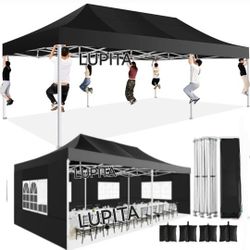 10x20 Waterproof Easy Up Canopy Tent With Side Walls Gazebo Wedding Party Pop Up Tent Canopy- (FOR SALE) Carpa