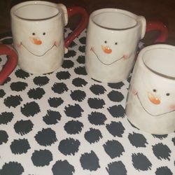 Coffee mug set (Christmas) with Cream and Sugar, Salt n pepper, spoon rest