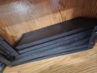 6 Black Shelves