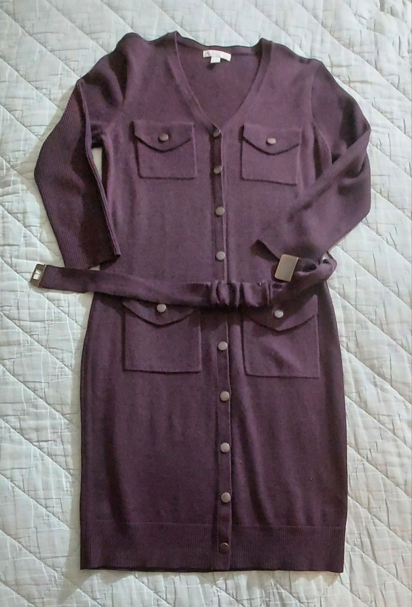 New York & Company Purple Dress Size S