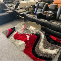 ❗PRICE REDUCED❗ Black Power Sofa Set W/ Drop Down 👍FREE FINANCING AVAILABLE 👉 0️⃣ DOWN PAYMENT ❗NO CREDIT CHECK❗ 
