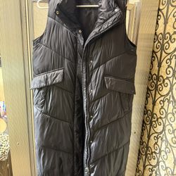 Mohito Women’s Long Vest Puffer Jacket Size Medium 