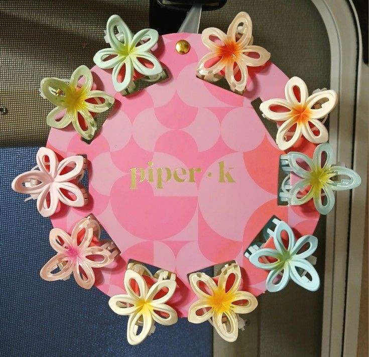 Piper-K Flower Hair Clips Set Of 10