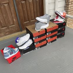 Jordan 12 Stealth Jordan 3 FIRE Red Jordan 5 Concord Jordan 1 Denim