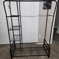 Clothes,  Shoes Closet Organized Shelf 