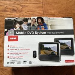 RCA 7” Mobile DVD System with Dual Screens