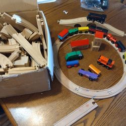 Wooden Train Set