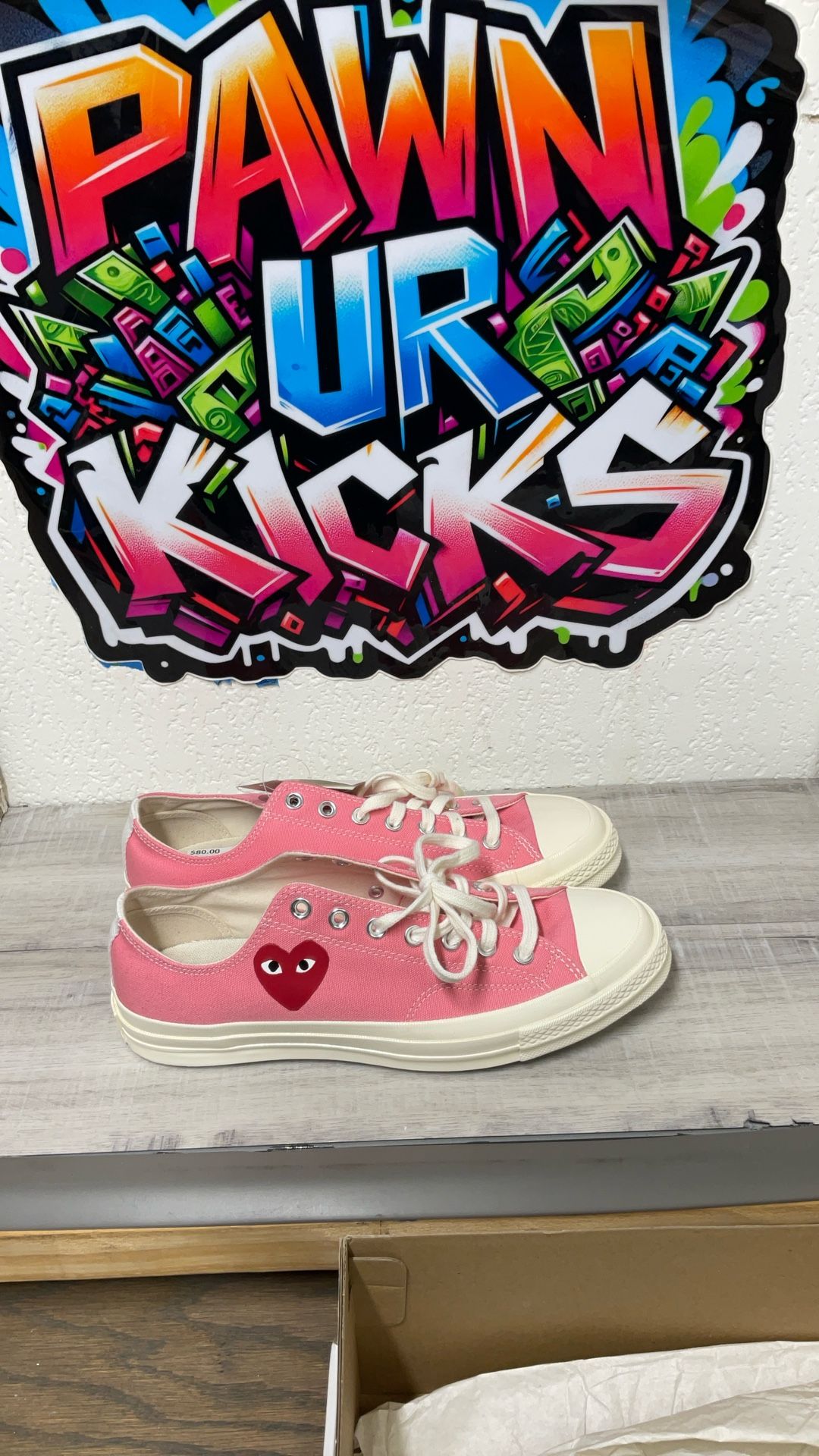 Converse Play Pink / Pink /Size 10.5