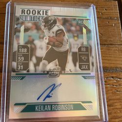 2024 Contenders Optic KEILAN ROBINSON  Rookie Ticket Auto Silver Prizm RC