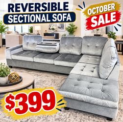 Reversible Sectional Sofa