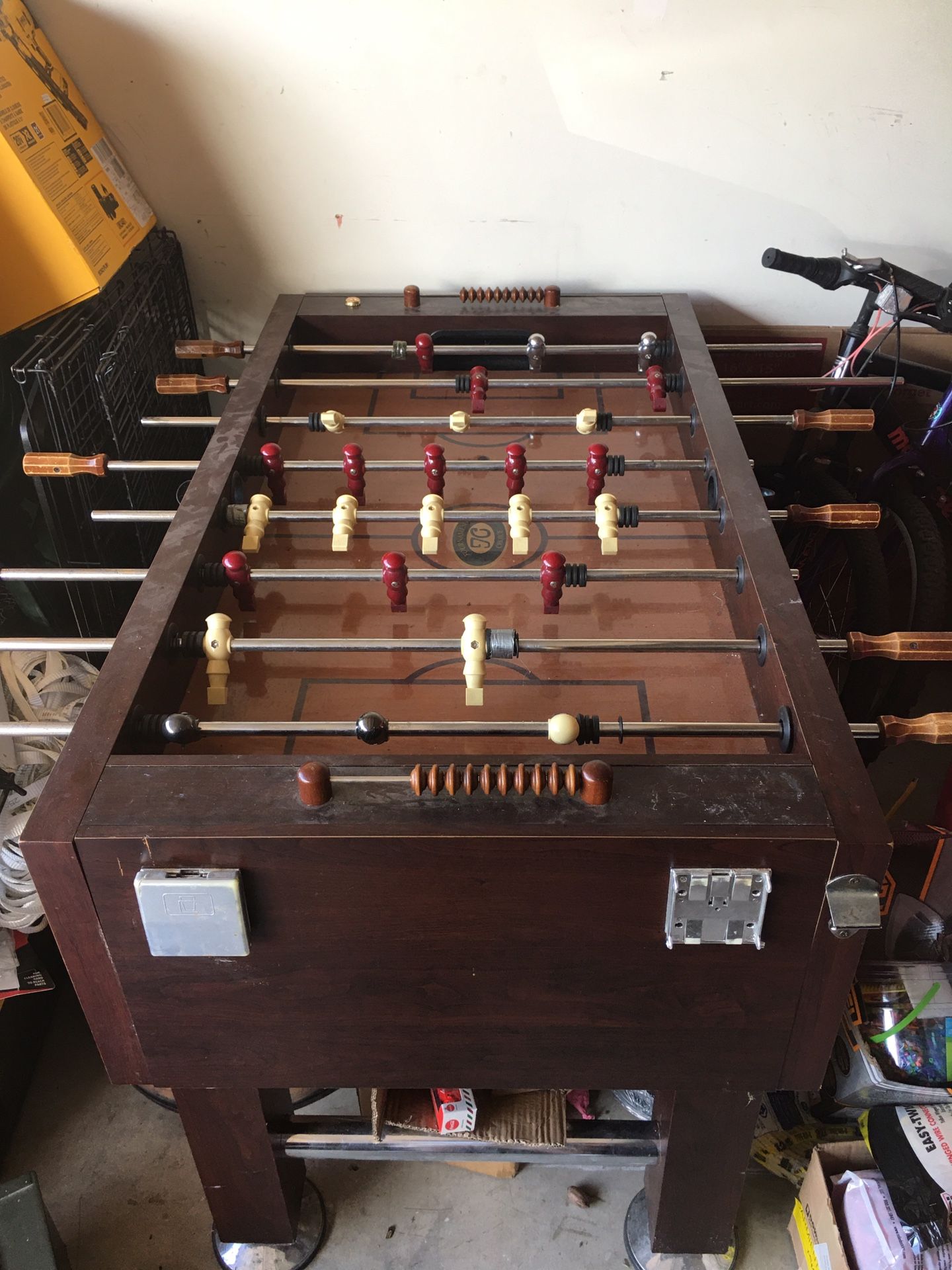 Fooseball table