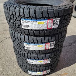 265 70 17 FALKEN WILDPEAK AT4W TIRES TACOMA 4RUNNER TUNDRA SEQUOIA SILVERADO SUBURBAN AVALANCHE TAHOE SIERRA RUBICON GLADIATOR 