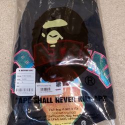 Bape/Undefeated Black College Tee