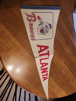 Atlanta Braves Vintage Felt Pennant