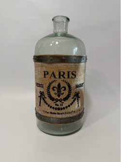 Paris French Market Glass Bottle