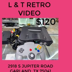 Original  Nintendo 64 Console System In Excellent Condition ( Bolsa Bazaar) 