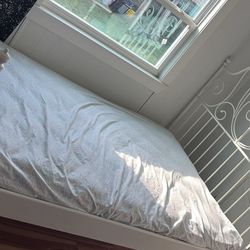 Cama Metálica Blanca