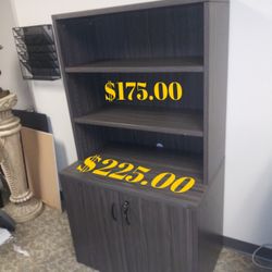 Storage Unit And Open Hutch  / White  / Grey  Black Other Colors 
