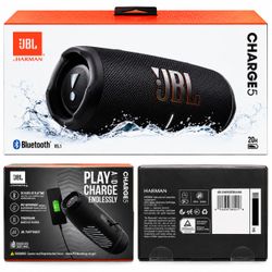 JBL Charge 5 Bluetooth Speaker Black