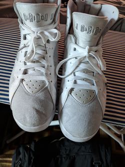 Platinum 7s Jordans. Size 12