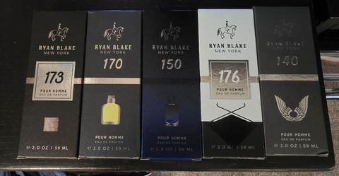 5x 2 oz Men's Cologne Ryan Blake Designer Impressions